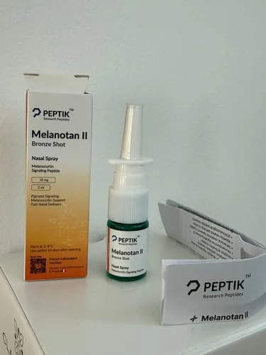 Customer photo review of Melanotan II Nasal Spray