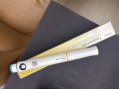 Customer photo review of Tesamorelin Lyophilized Vial + Sterile Water