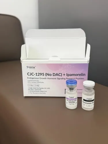 Customer photo review of CJC-1295 (NO DAC) + Ipamorelin Lyophilized Vial + Sterile Water